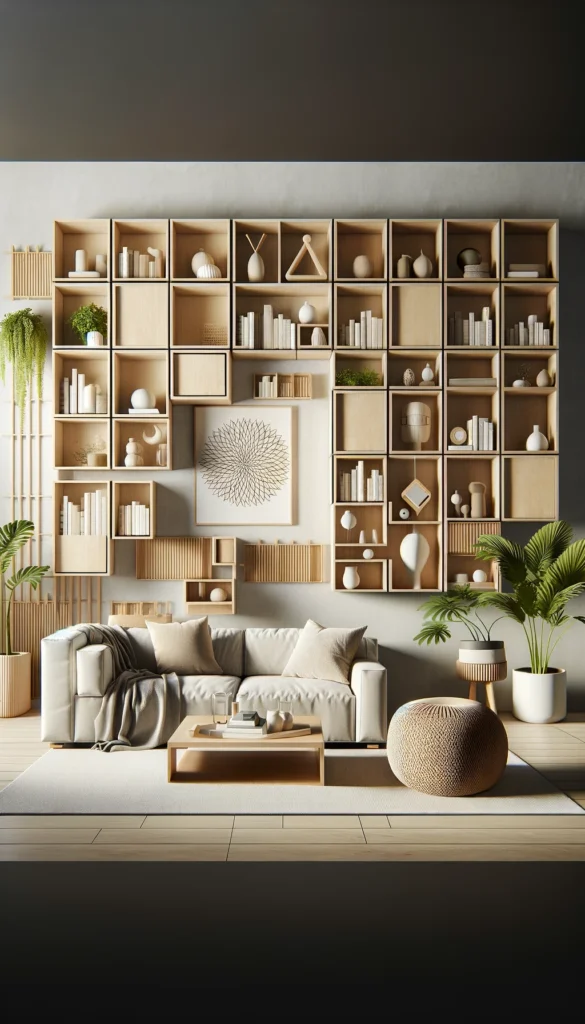 Modular shelving units