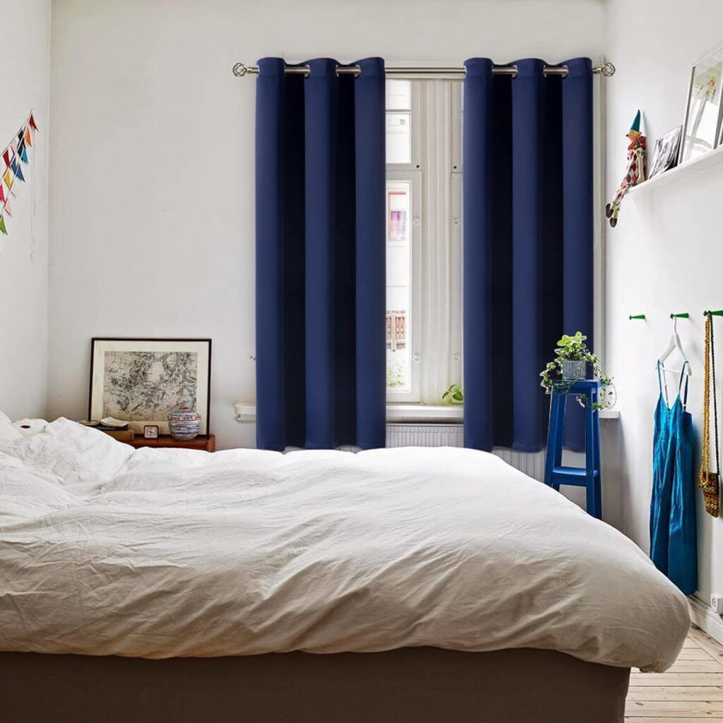 affordable blackout curtains for bedroom simple design
