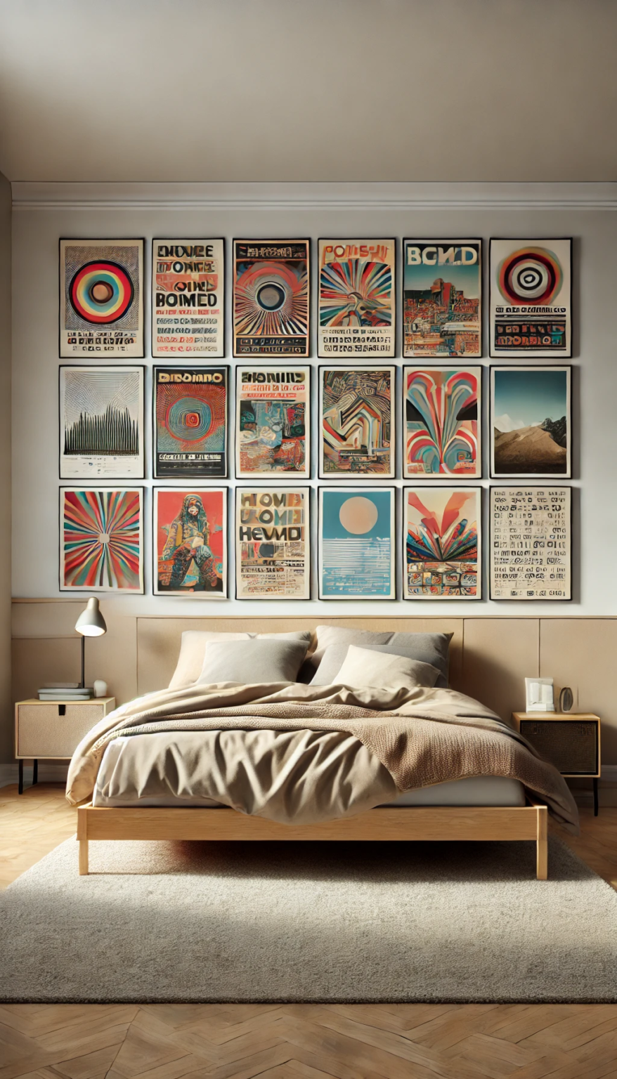 Aesthetic Bedroom Poster Wall Ideas — free download